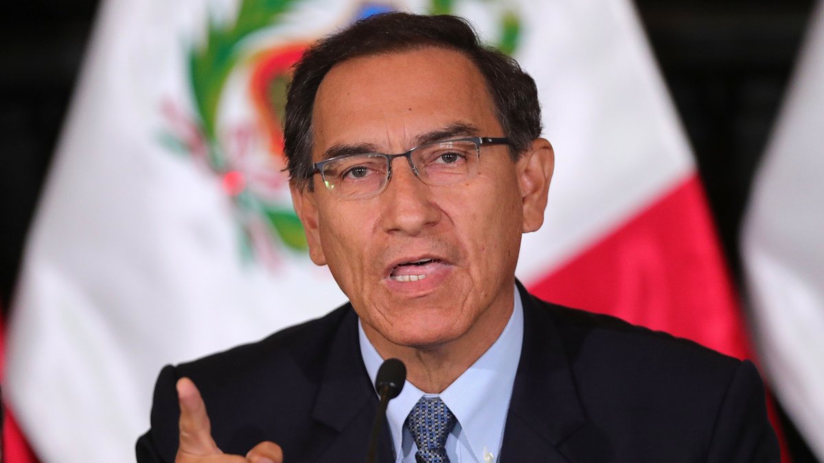 En la imagen, el expresidente de Perú, Martín Vizcarra.