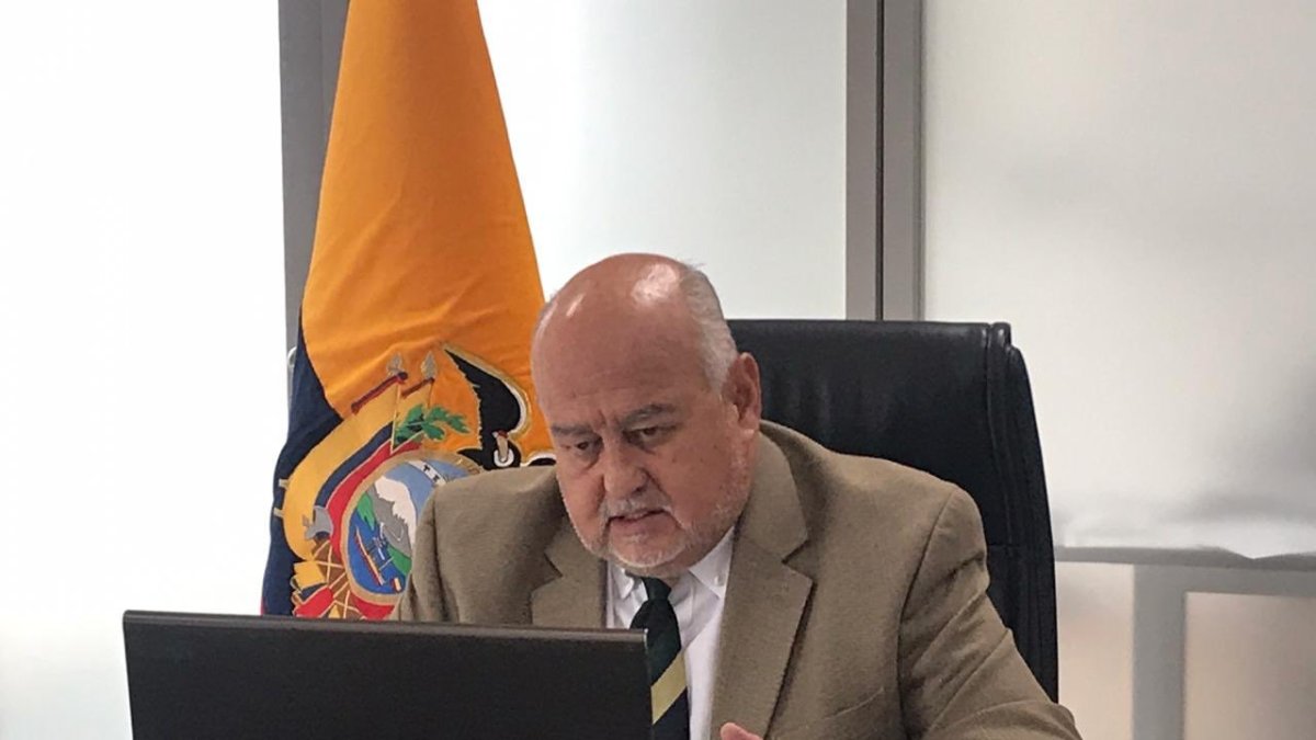 El titular de la cartera de Estado participo en un conversatorio la mañana de este 19 de noviembre de 2020.