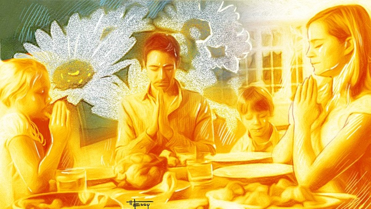 Thanksginving es la celebración del Día de Acción de Gracias.Ilustración