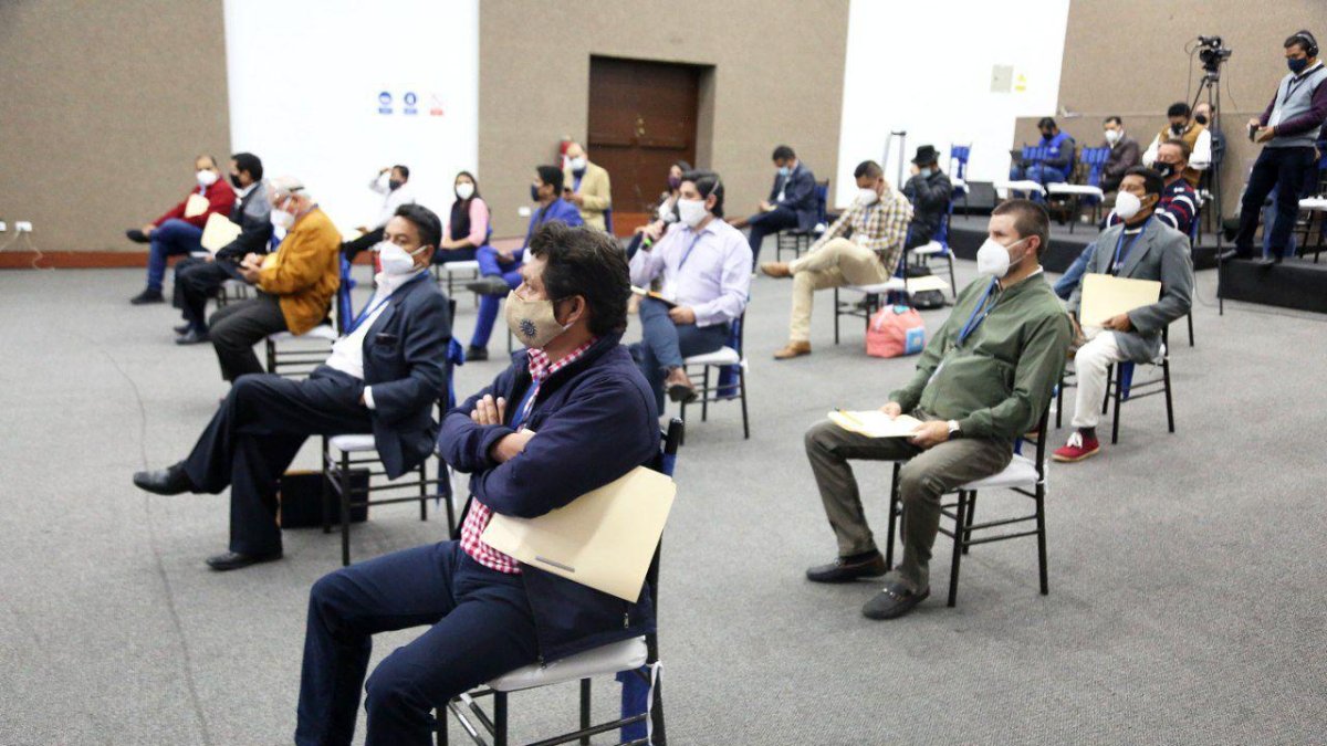 Capacitación. Los auditores pidieron ayer transparencia al CNE y que los talleres sean virtuales en su mayoría.