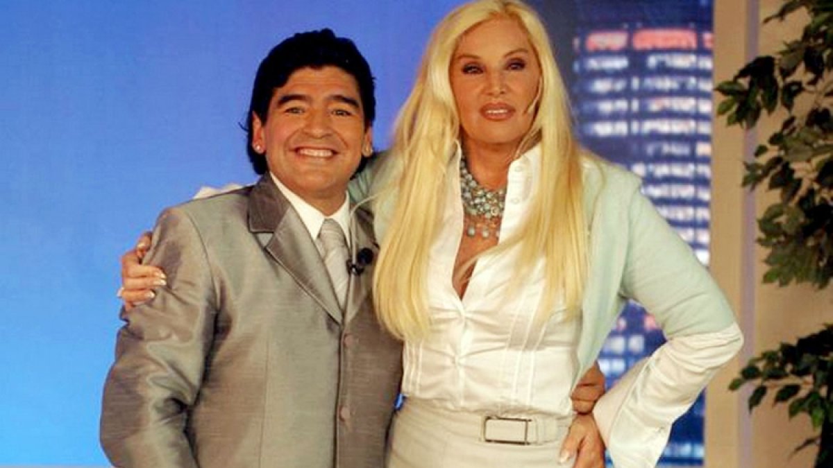 Maradona y Susana Giménez.