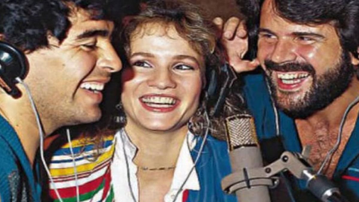 El 'Pelusa' mantuvo un romance de casi un año con Lucía Galán, de Pimpinela.