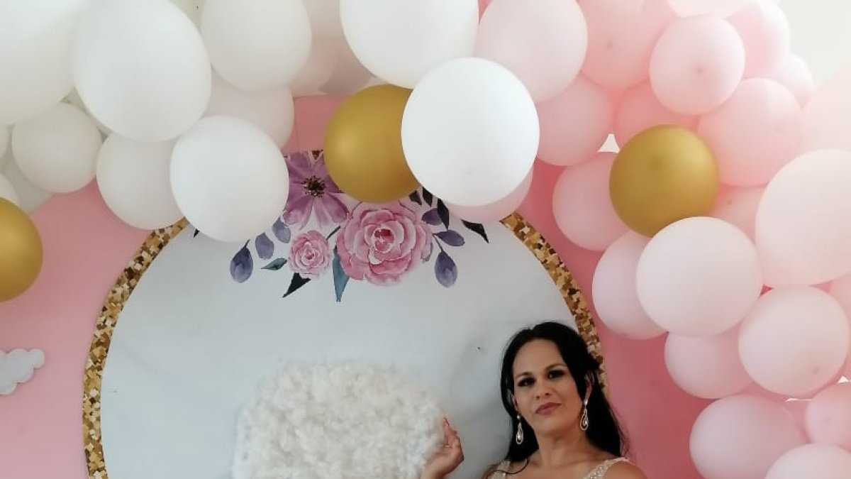 La niña es fruto de su relación con Marwin Pita.