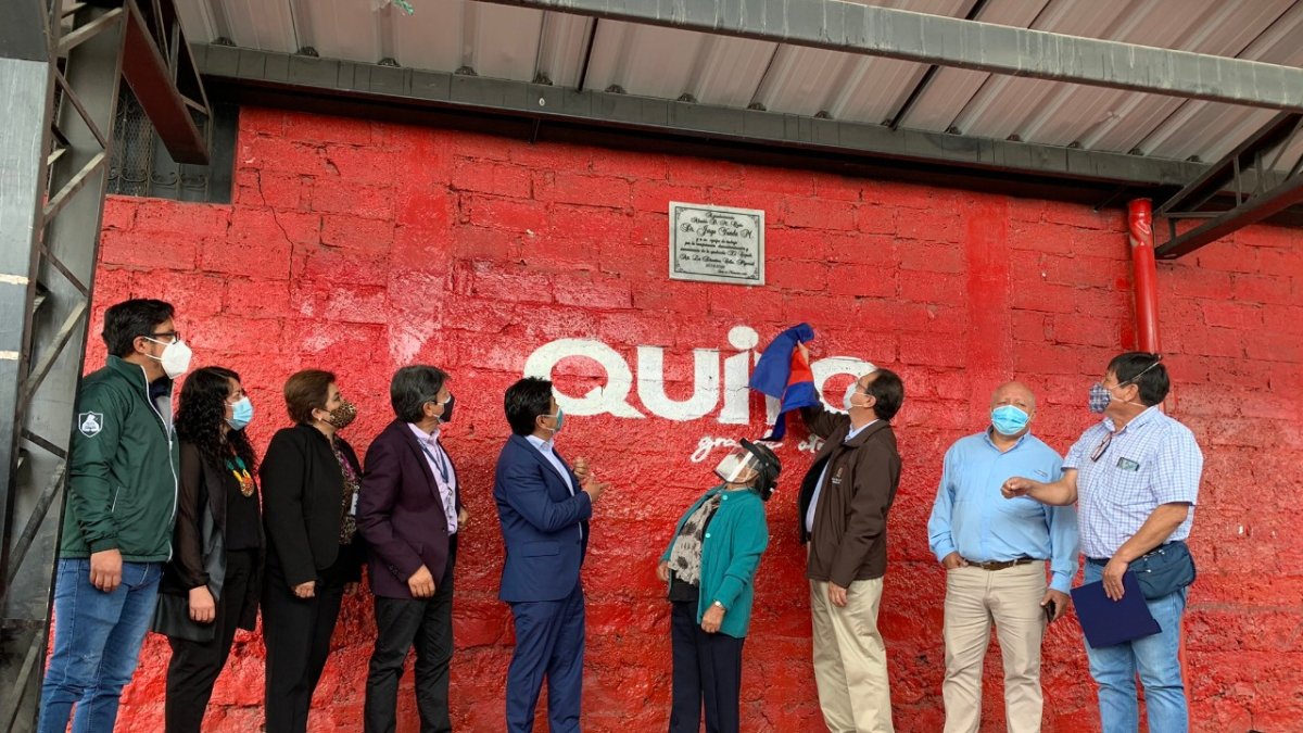 El alcalde, Jorge Yunda, entregó obras rehabilitadas