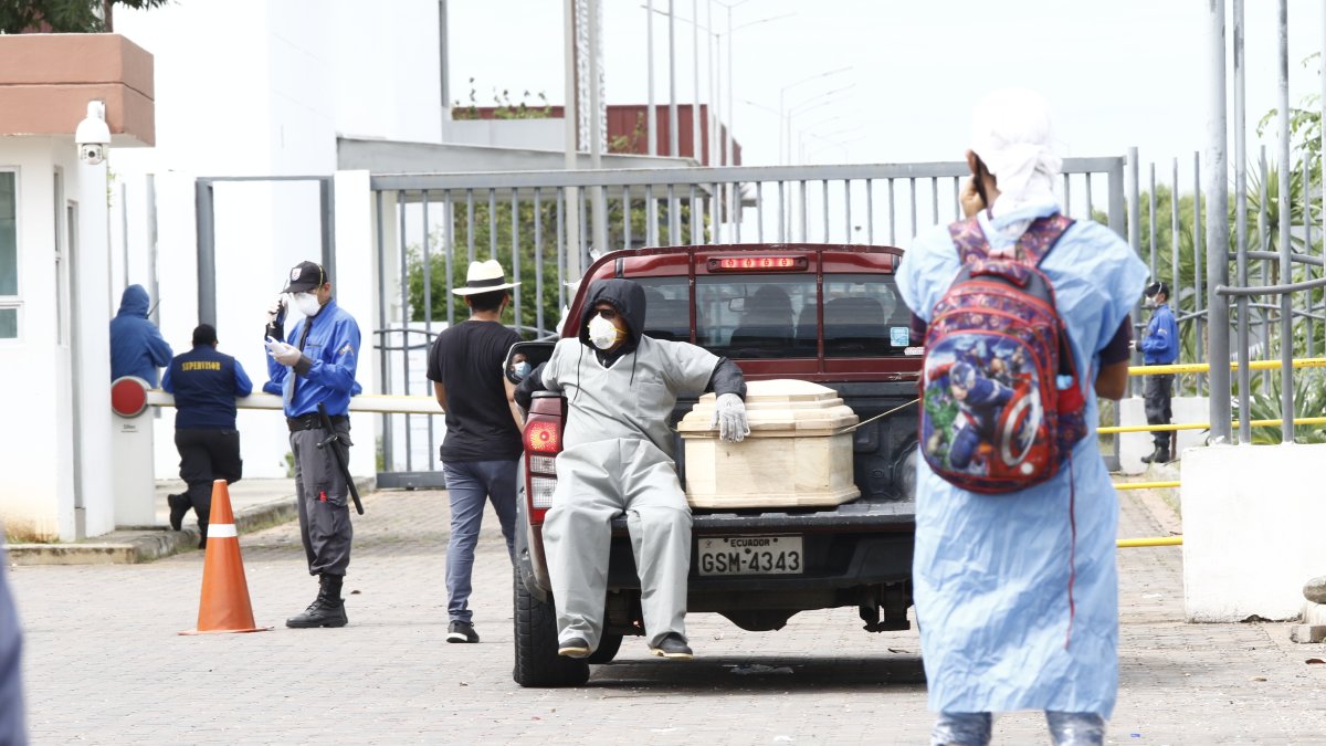 El número de muertes no justificadas en Ecuador del 1 de enero a fin de noviembre ascenderá a unas 26.000,