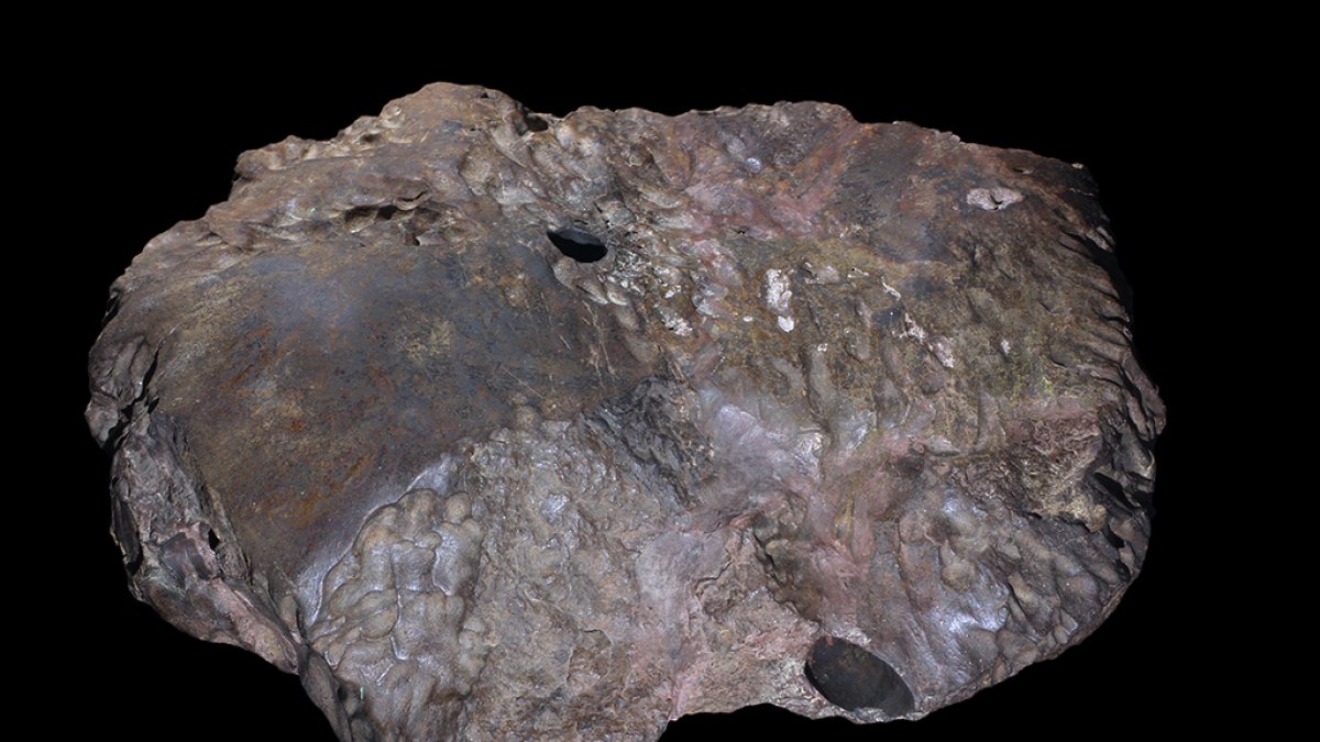 Meteorito hallado en Oklahoma, Estados Unidos.