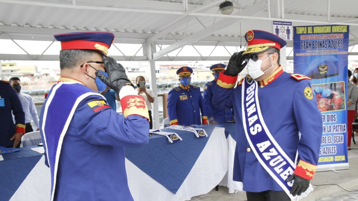 Daniel Frías (d) es el nuevo comandante de los Boinas Azules.