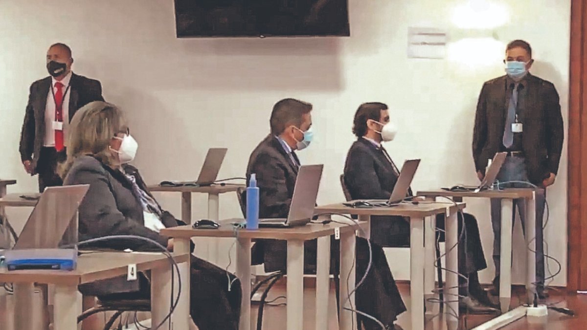 Prueba. los participantes en el concurso de jueces en la Corte Nacional se sometieron a evaluaciones psicológicas.