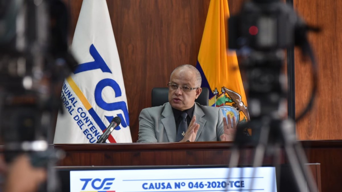 Arturo Cabrera es el presidente del Tribunal Contencioso Electoral.