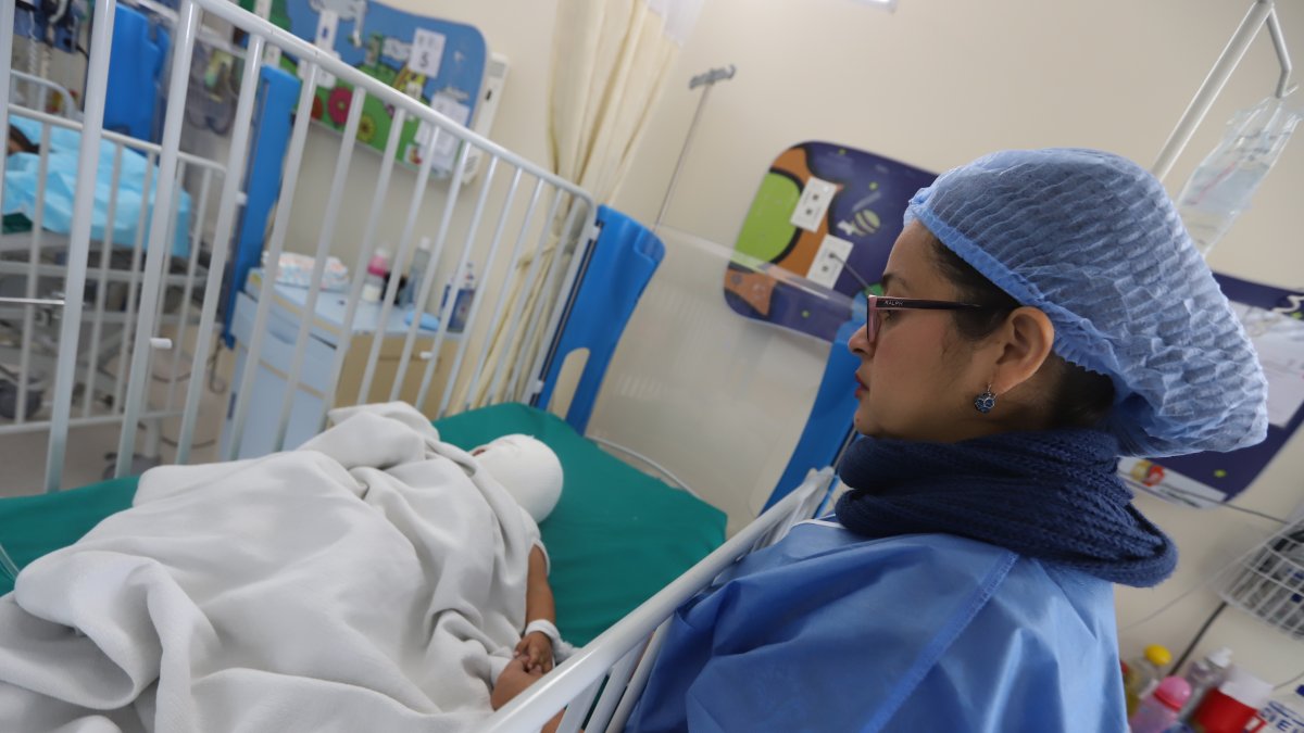 Niños quemados por uso de pirotecnia en las diferentes casas de salud del hospital.