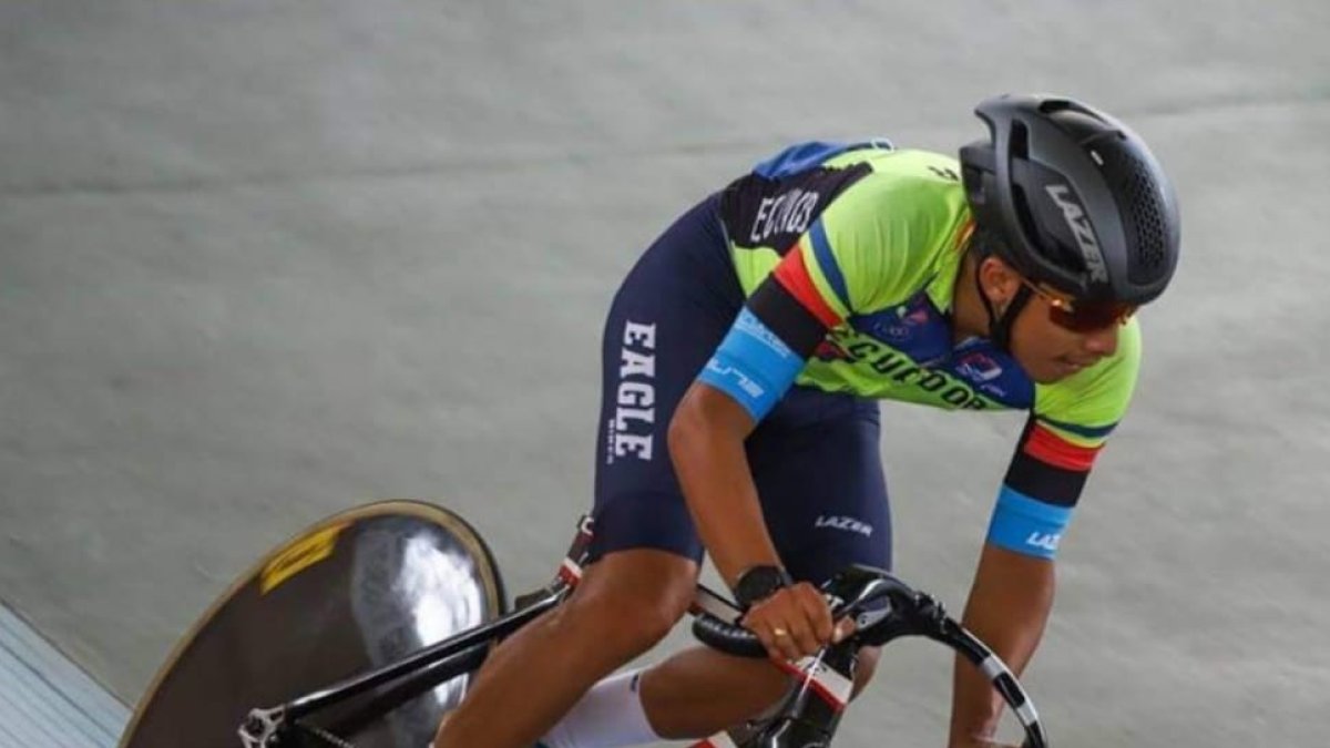 Sebastián Rodríguez durante las competencias en el torneo internacional de Cali.