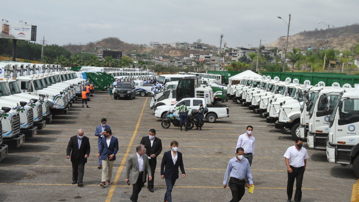 Flota. Ayer fueron entregados los nuevos recolectores de desechos.