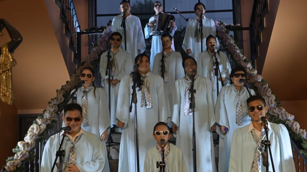 El coro Nota de Luz será parte de la programación artística de este sábado.