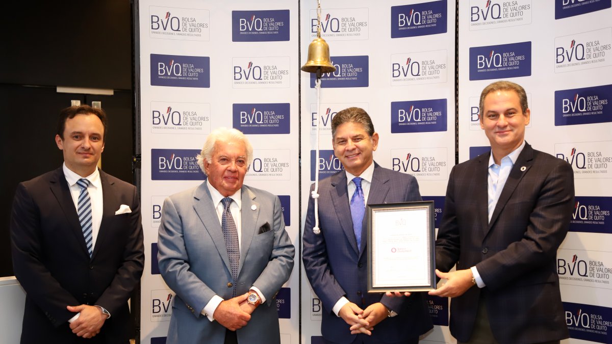 El Banco Guayaquil lanzó su bono social en la Bolsa de Valores de Quito