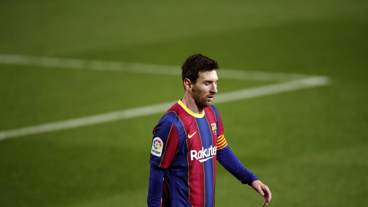 El delantero argentino del FC Barcelona Lionel Messi durante un encuentro.