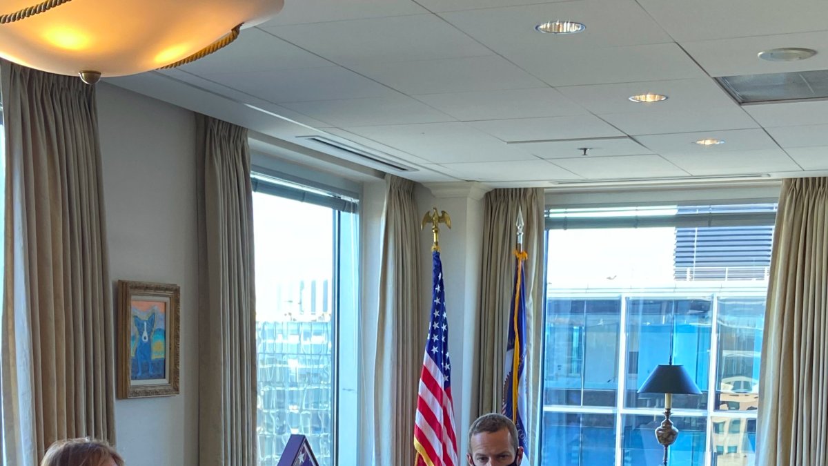 El ministro Mauricio Pozo en su más reciente visita a Washington para reunirse con organismos multilaterales.