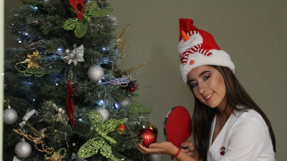 El deseo navideño de Mylena es que la pandemia quede atrás y no siga cobrando víctimas en ninguna parte del mundo.