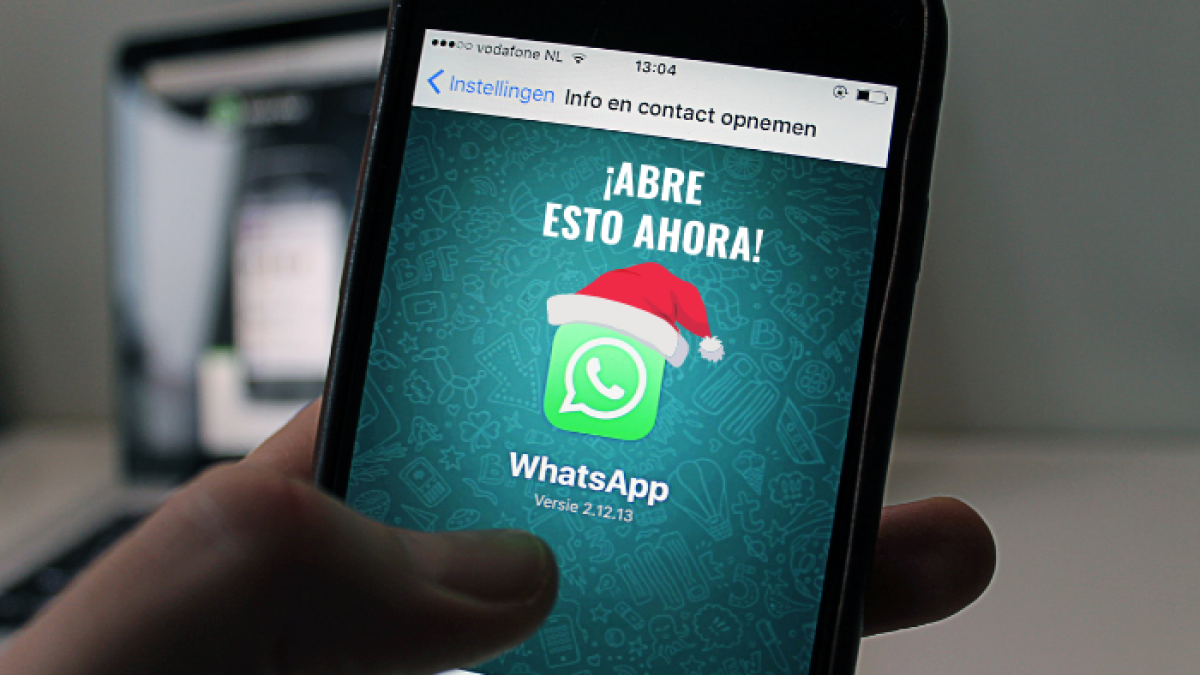 Las fiestas navideñas traen consigo una mayor cantidad de mensajes por whatsapp y también virus.