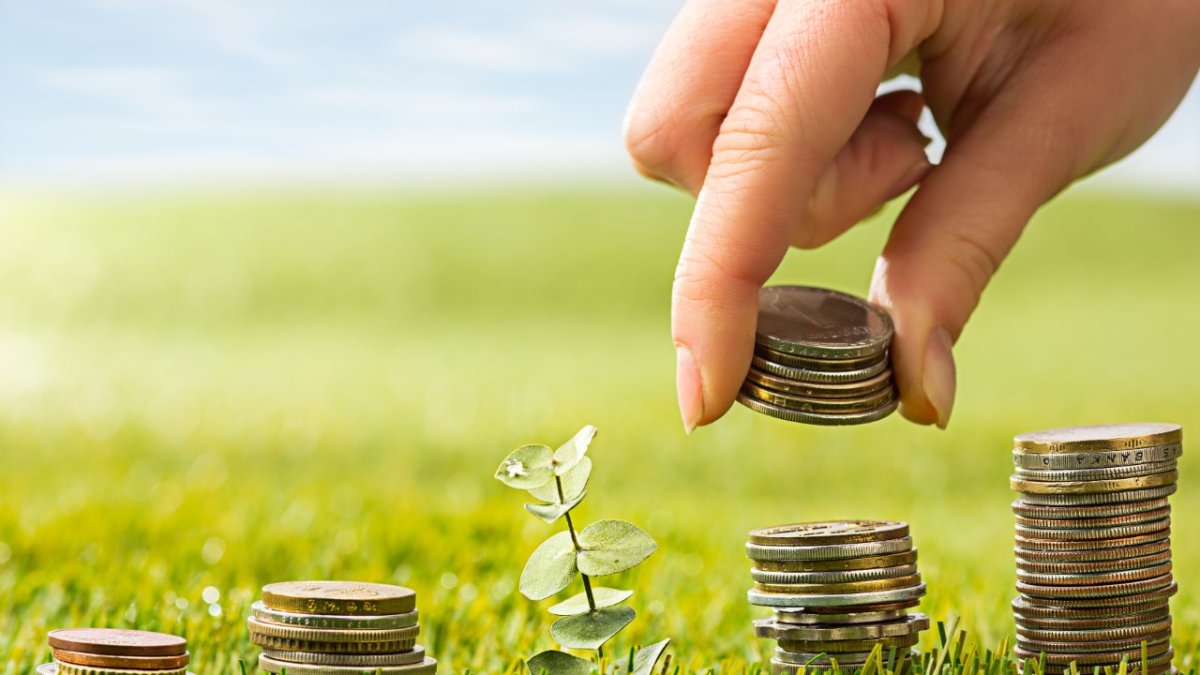 El monto a guardar en una cuenta depende de los ingresos.