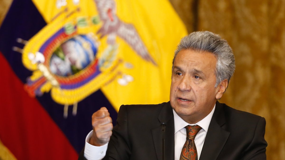 Imagen de archivo del presidente de Ecuador, Lenín Moreno.