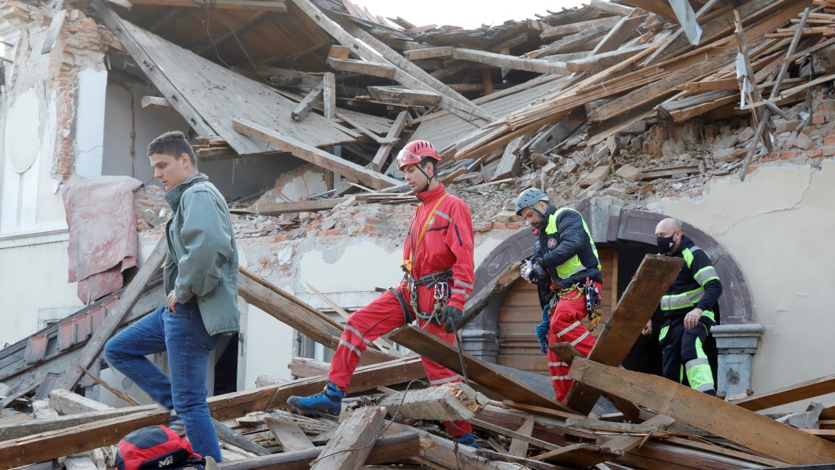 Terremoto en Croacia deja seis fallecido y decenas de viviendas destruidas.