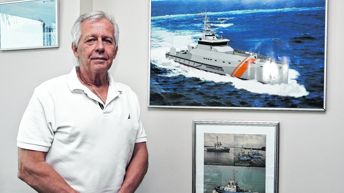 Thomas Hollihan, representante de la multinacional Damen, en Ecuador.