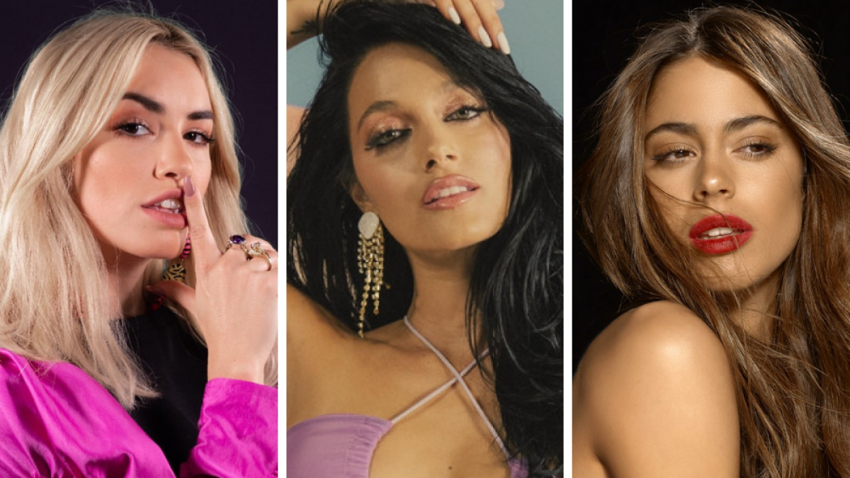 Lali, Oriana y Tini.