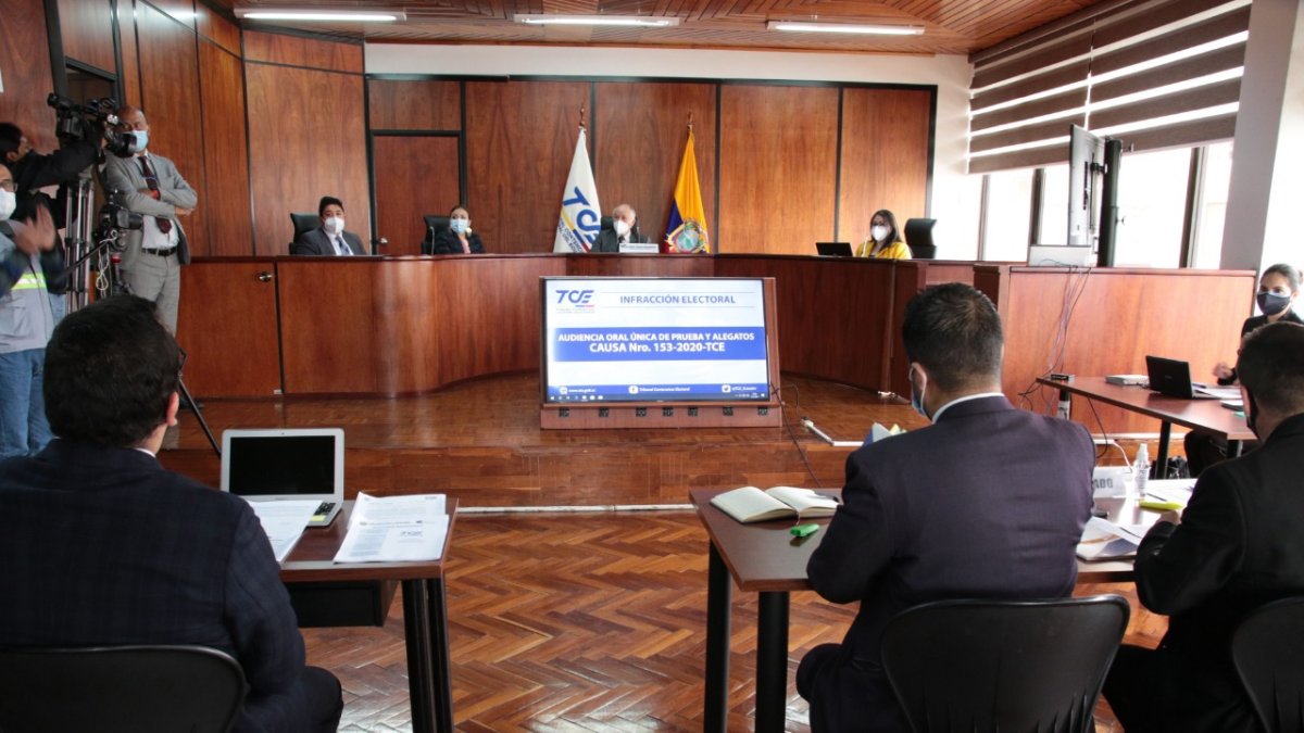 El martes 5 de enero se desarrollo la audiencia en el TCE para escuchar a los demandantes y los demandados.