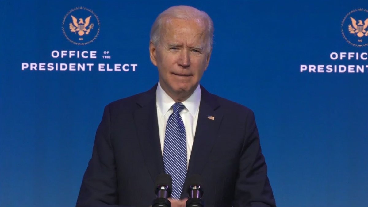 Joe Biden tomará posesión del cargo de presidente el próximo 20 de enero.