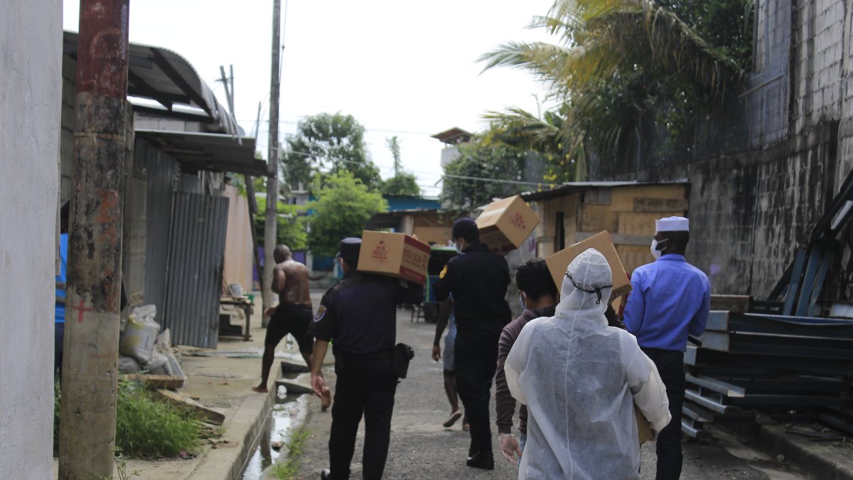 En los meses más críticos de la pandemia de COVID-19, el equipo de Diakonía acudió a los sectores más vulnerables.