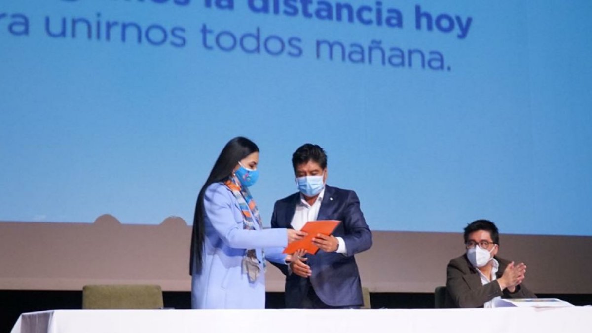 El CNE entregó al Municipio de Quito el protocolo de bioseguridad que debe ser aplicado a la campaña electoral que inicio el 31 de diciembre pasado.