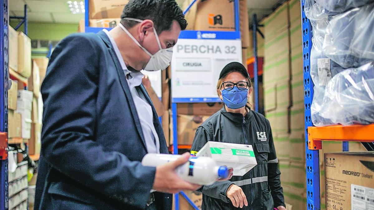 Referencial. La Fiscalía allanó varios hospitales del sistema público y del IESS, tras los casos de corrupción revelados desde junio de 2020.