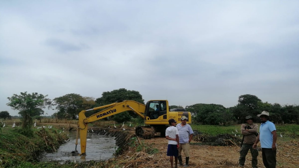En zonas de Guayas se trabaja en el desazolve de esteros.