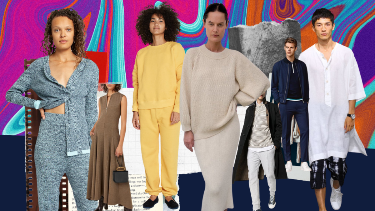 Moda loungewear para hombres y mujeres.