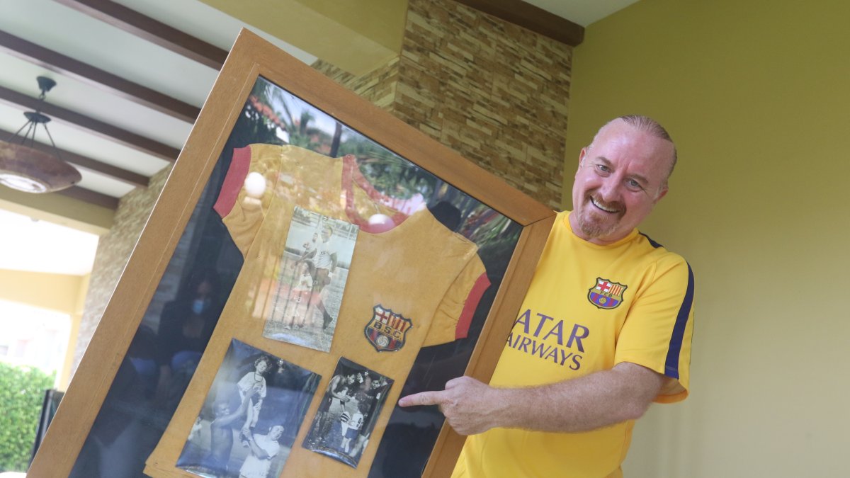 Guido Chiriboga habló de sus recuerdos como 'mascota' de Barcelona.