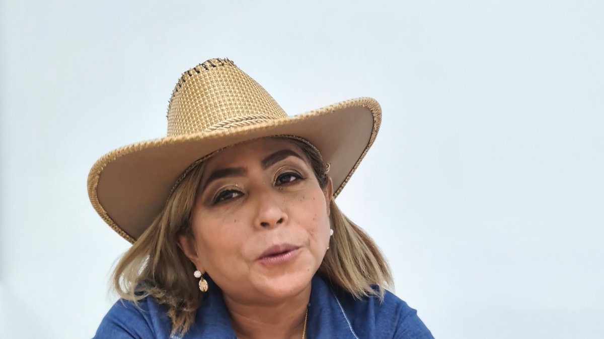 La candidata también es coordinadora del Observatorio Intercultural de Pueblo y Nacionalidades.