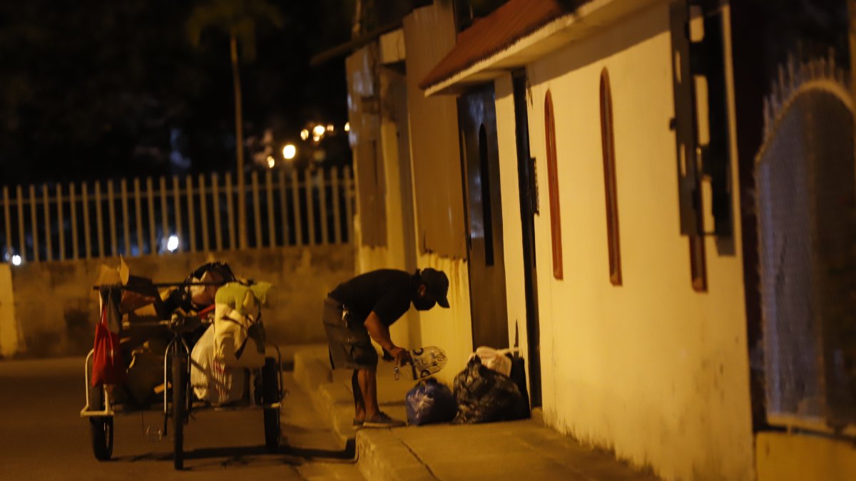 Aprovechan la noche para hurgar en las fundas de basura y para meterse en los jardines de las viviendas para robar lo que está al paso.