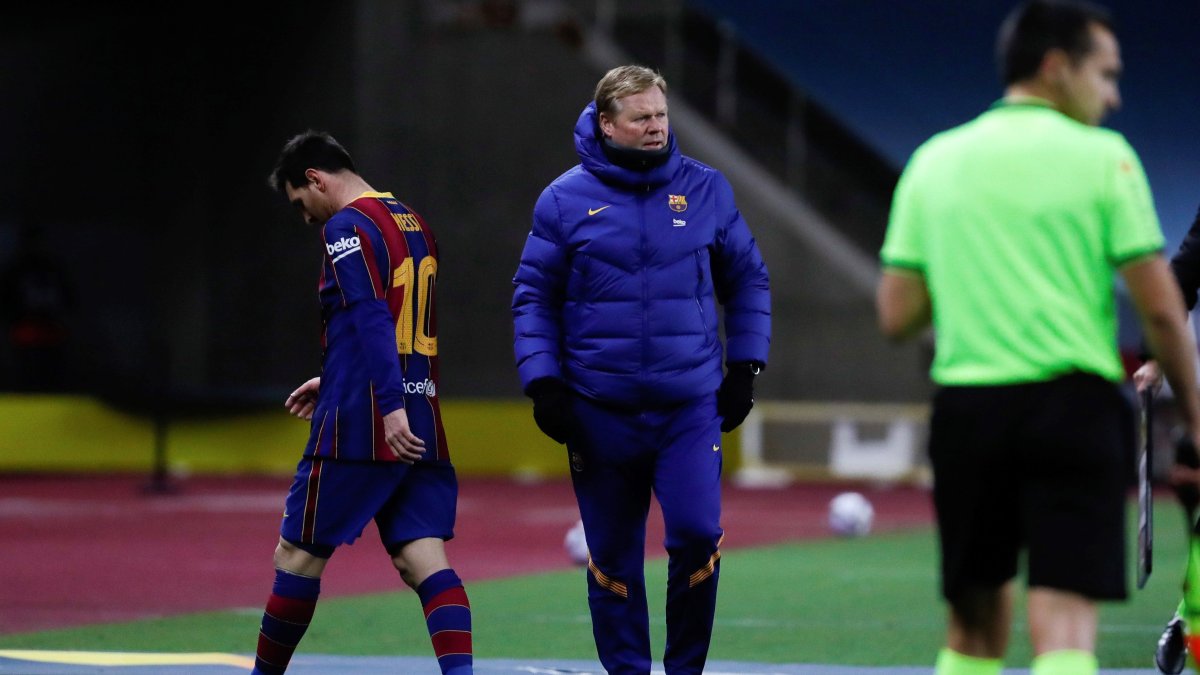 Lionel Messi tuvo un partido gris ante el Bilbao y lo cerró con la expulsión en los suplementarios