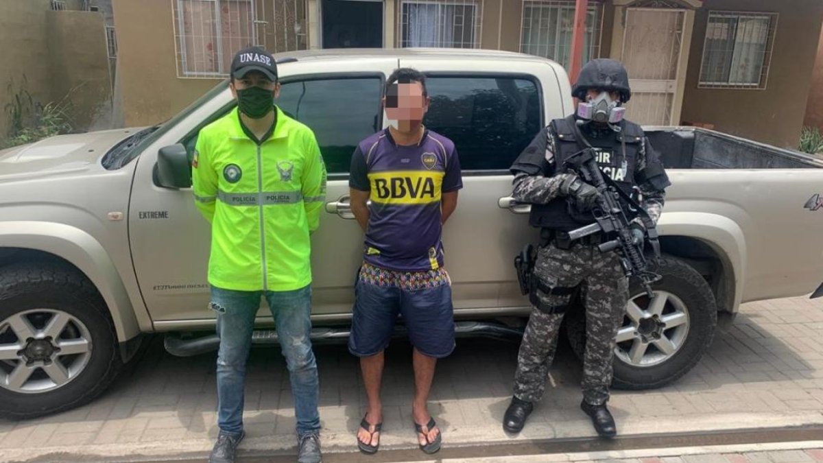 El sospechoso del delito de extorsión fue detenido el 23 de septiembre de 2020, tras dos meses de investigación de la Unase.