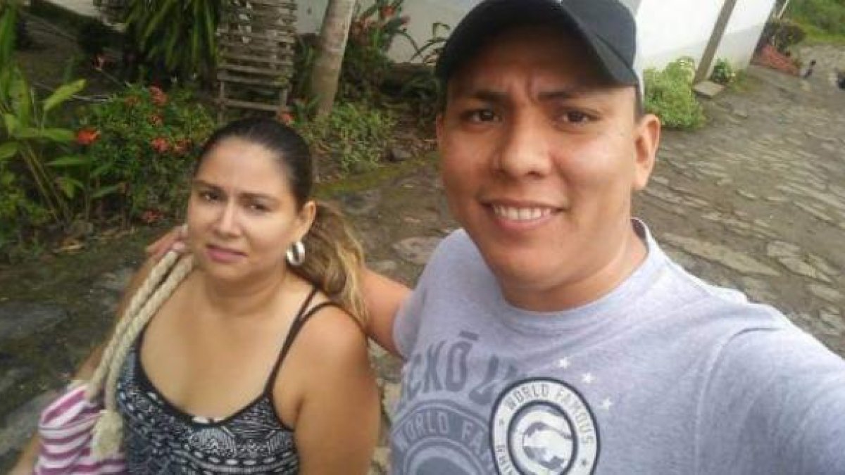 Luis Aguilar y su esposa Leslie Pino, llevaban 8 años de unión.