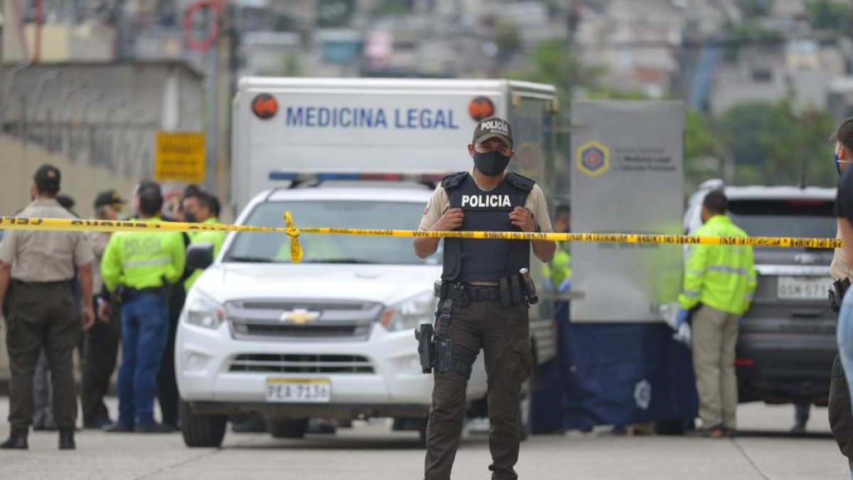 El asesinato se produjo en la avenida Juan Tanca Marengo en Guayaquil.