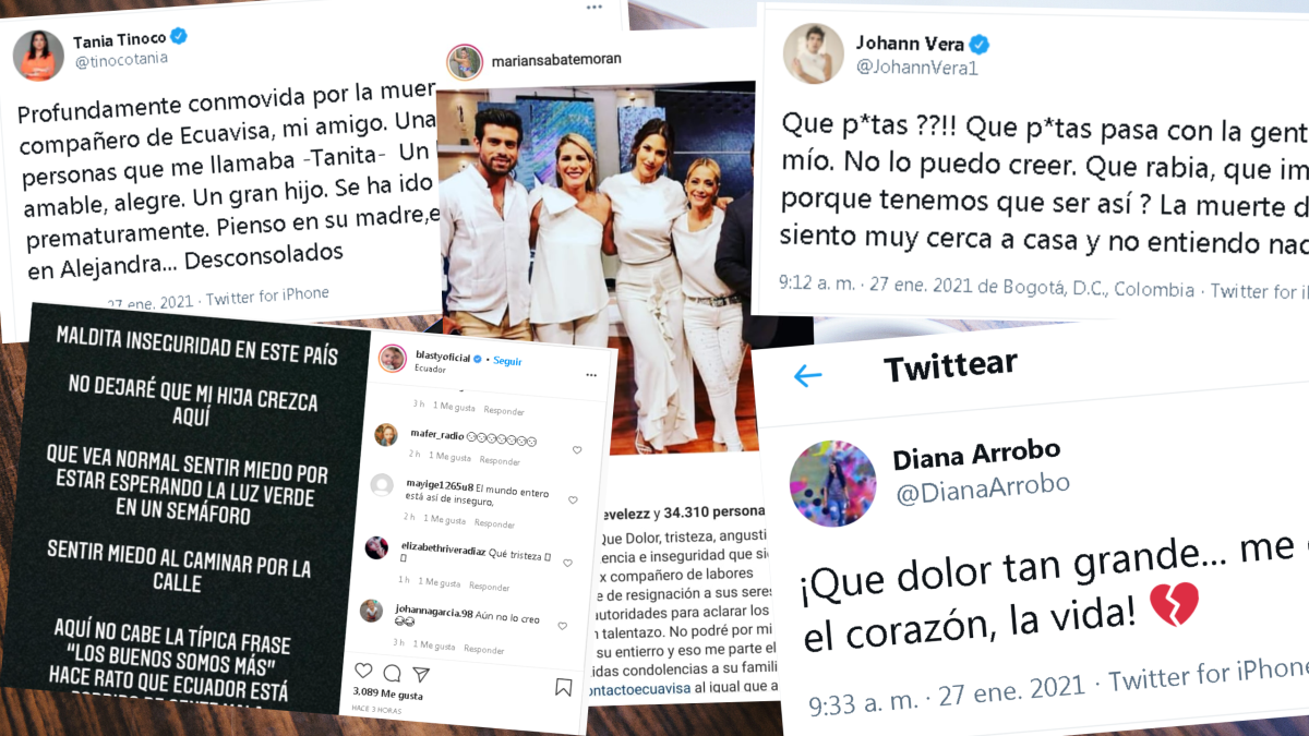 Múltiples famosos han expresado su pesar por medio de redes sociales