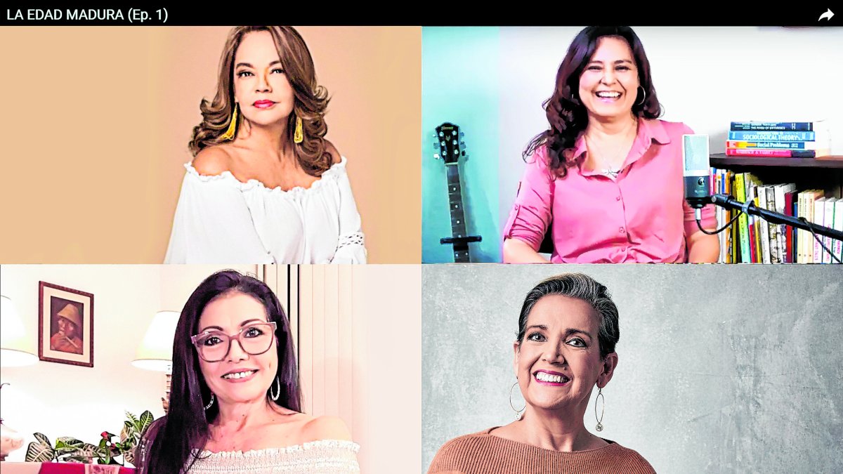 De izquierda a derecha, Cecilia Rendón, Martha López, Roxana Varas y Lorena Gilbert.