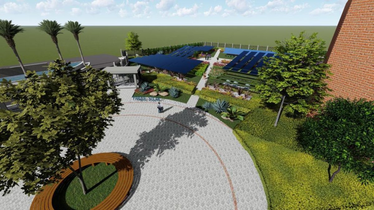 La planta solar está ubicada en el campus de Ecotec de Samborondón.