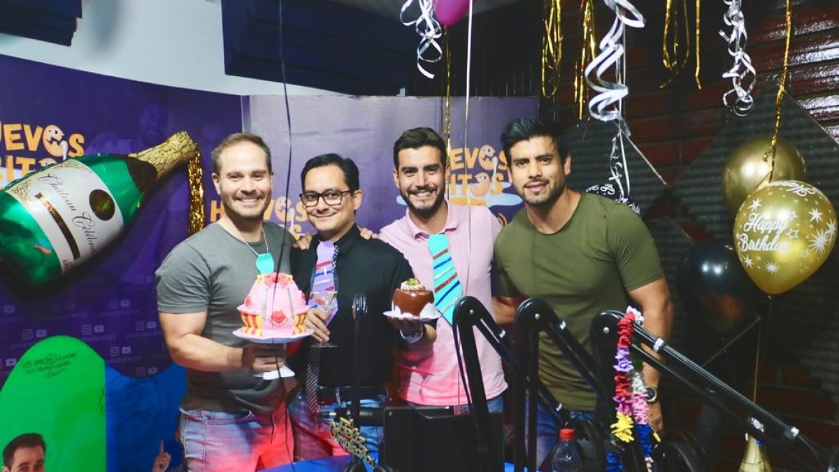 Juan Carlos Román, Daniel Zea, Danilo Rosero y Efraín Ruales (+).