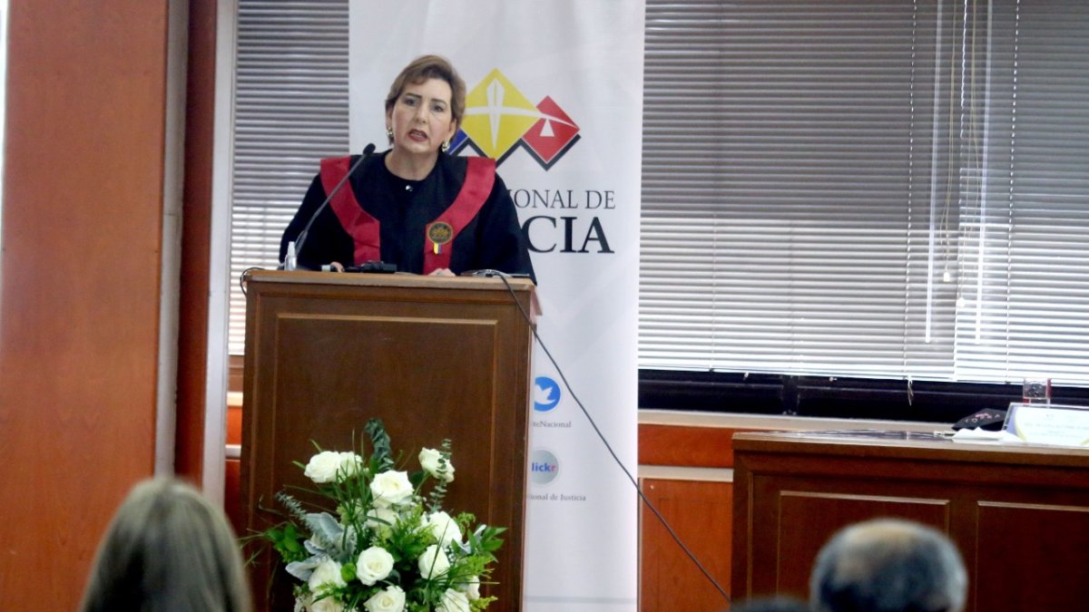 Periodo. Paulina Aguirre culminó sus tres años de presidenta de la Corte y su periodo como jueza nacional.