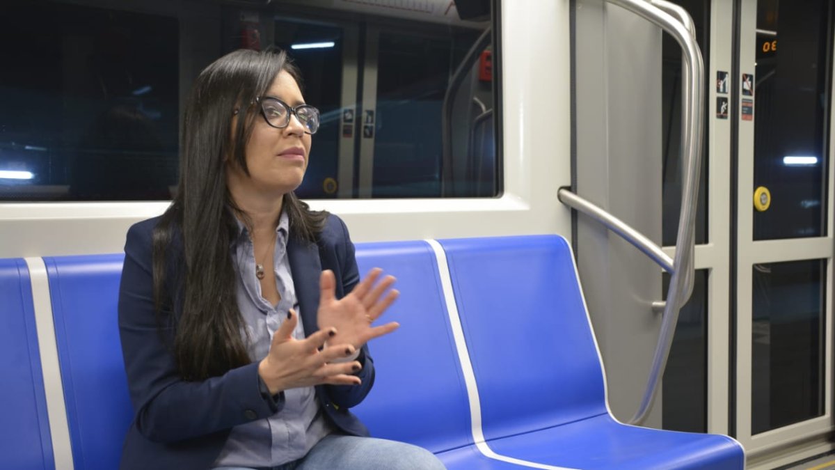 Andrea Flores, gerente del Metro de Quito.
