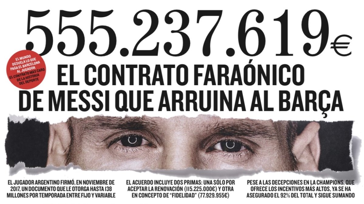 El astro argentino gana casi el doble de lo que cuestan el baloncesto, el balonmano y todo el resto de secciones del club español.