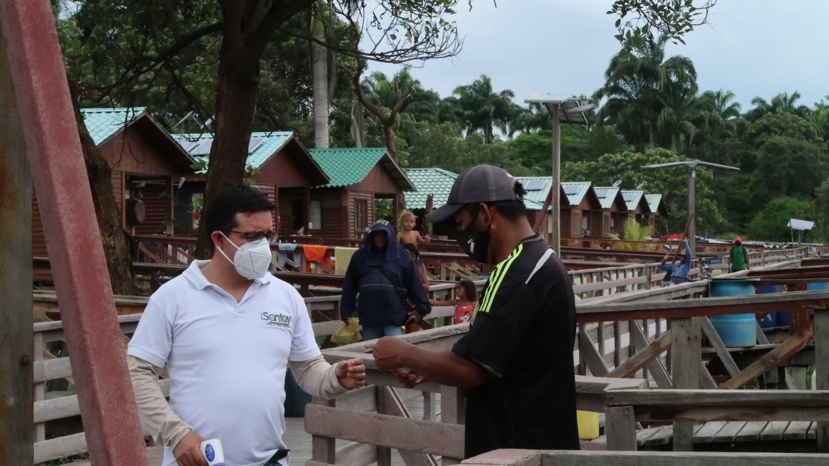 Apertura. La isla deja el cerco. El biocontrol de los visitantes es una de las medidas que se toman.
