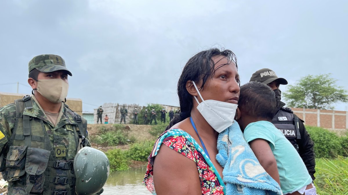 La venezolana Soani Martínez describió los momentos duros vividos al tratar de cruzar hacia el Perú.